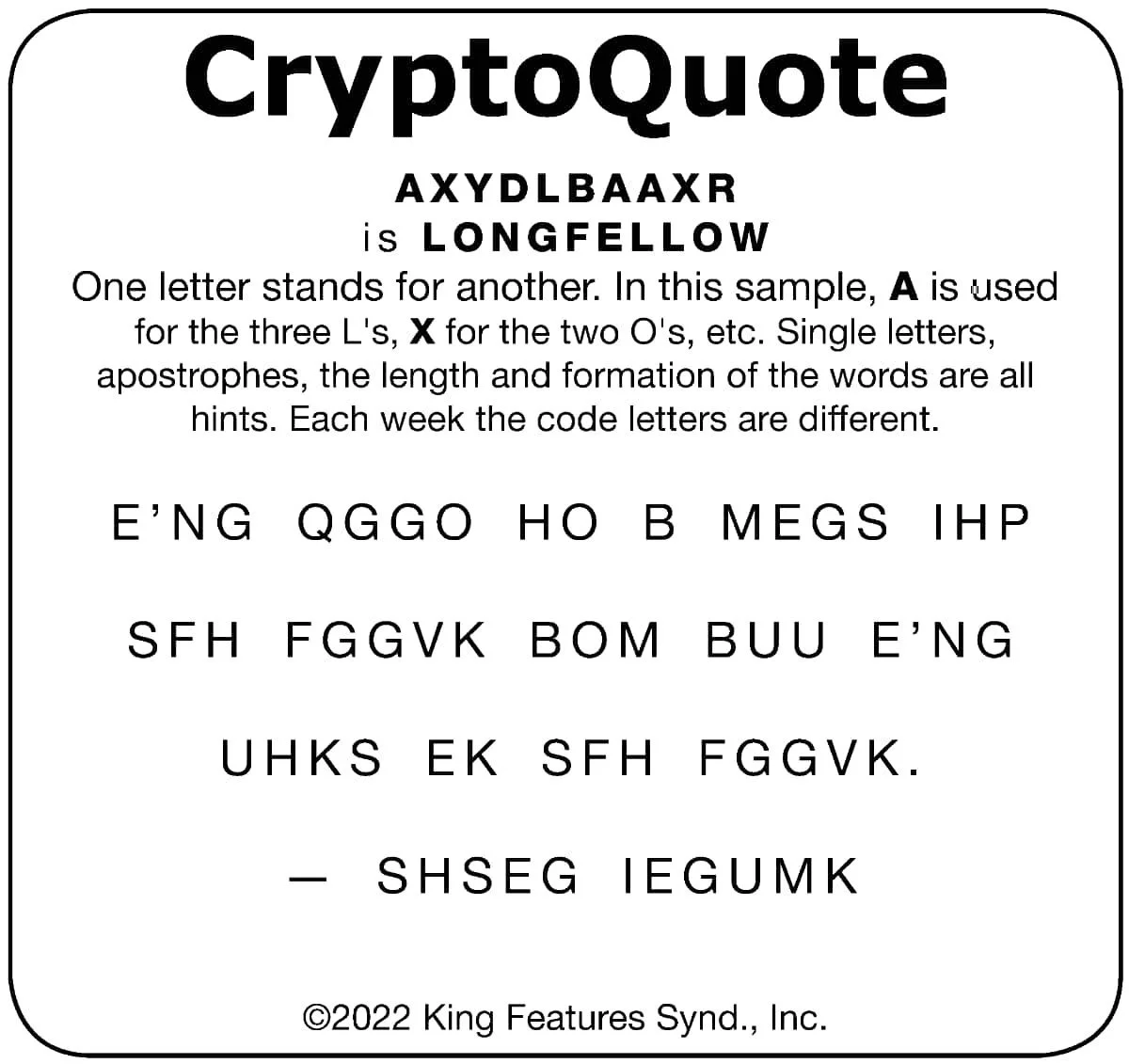 Kamis Ini Penuh Teka-Teki, Dari Crossword Hingga Cryptoquote yang Mengejutkan