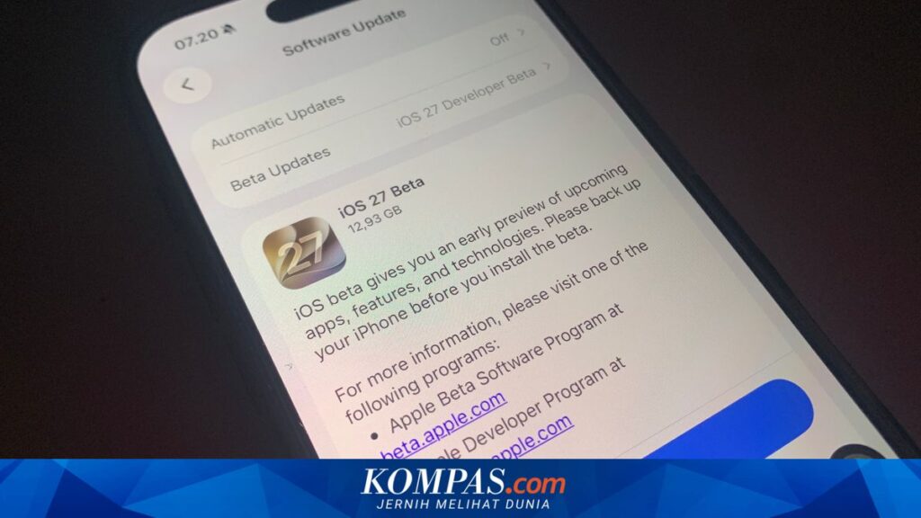 iOS 27 Beta Sudah Bisa Dicoba, Ini Langkah Update dan Risiko yang Perlu Diwaspadai