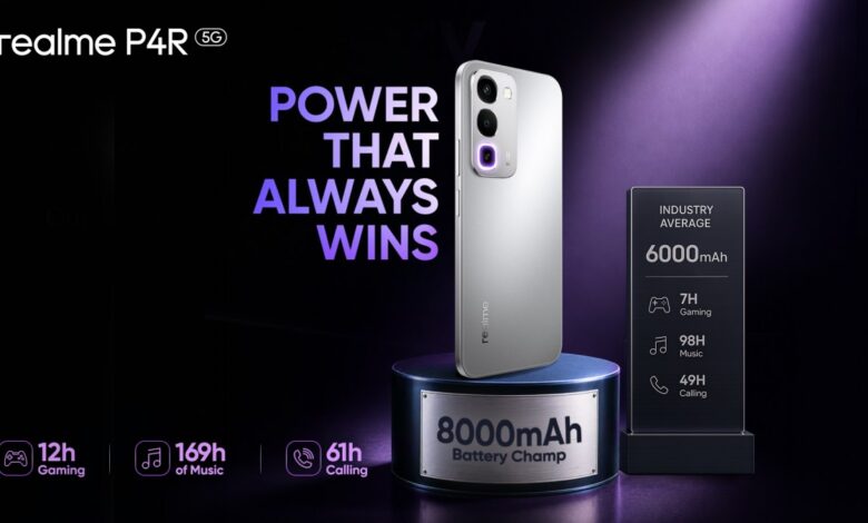 Realme P4R Bawa Baterai 8.000 mAh, HP Rp 3 Jutaan Ini Siap Diajak Gaming Lama