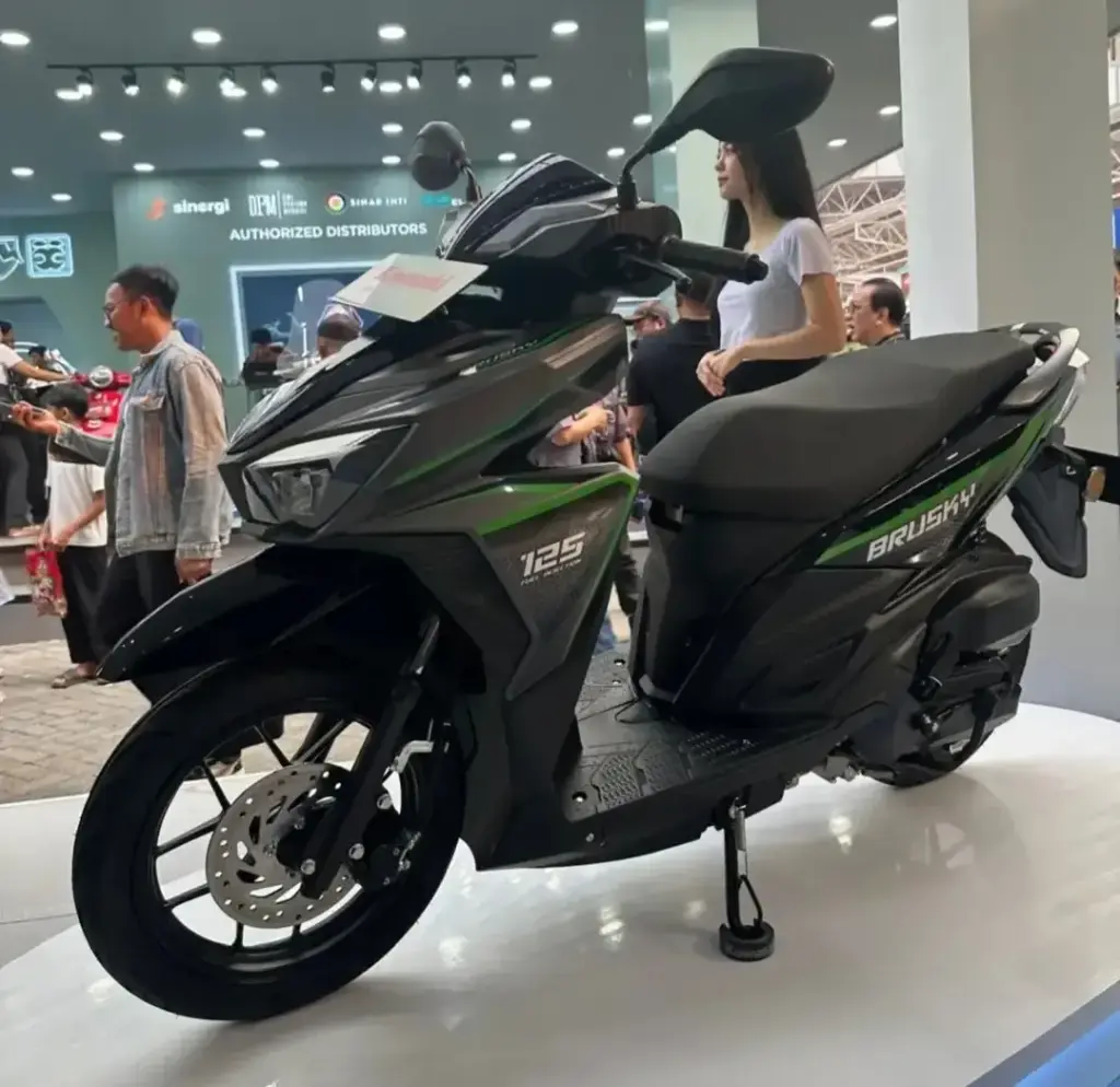 Kawasaki Siapkan Skutik Baru di Jakarta Fair 2026, Brusky 125 Siap Ganggu Fazzio dan Vario