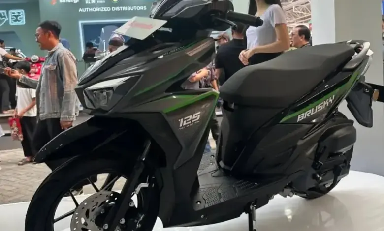 Kawasaki Siapkan Skutik Baru di Jakarta Fair 2026, Brusky 125 Siap Ganggu Fazzio dan Vario