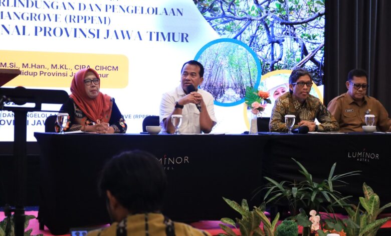 Jawa Timur Percepat RPPEM, Langkah Baru Cegah Mangrove Tergusur Abrasi dan Alih Fungsi