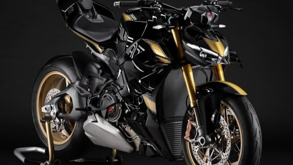 Ducati Streetfighter V4 S 100 Tahun, Hypernaked Hitam-Emas yang Dibuat untuk Kolektor