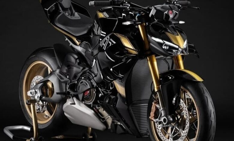 Ducati Streetfighter V4 S 100 Tahun, Hypernaked Hitam-Emas yang Dibuat untuk Kolektor