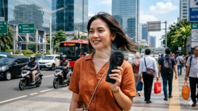 Airvy Pamer Kipas Portable Bertenaga, Hembusannya Dibuat Serasa Jet Mini