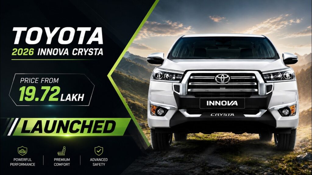 Innova Crysta Facelift 2026 Muncul dengan Wajah Mirip Land Cruiser, Aura Premiumnya Naik