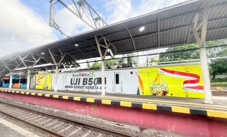 KAI Mengunci Arah Baru Transisi Energi, B50 Disiapkan untuk Operasional Kereta