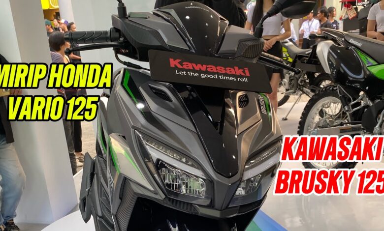Kawasaki Brusky 125 Hadir Dekat Harga Vario 125, Tapi Mesin dan Teknologinya Beda