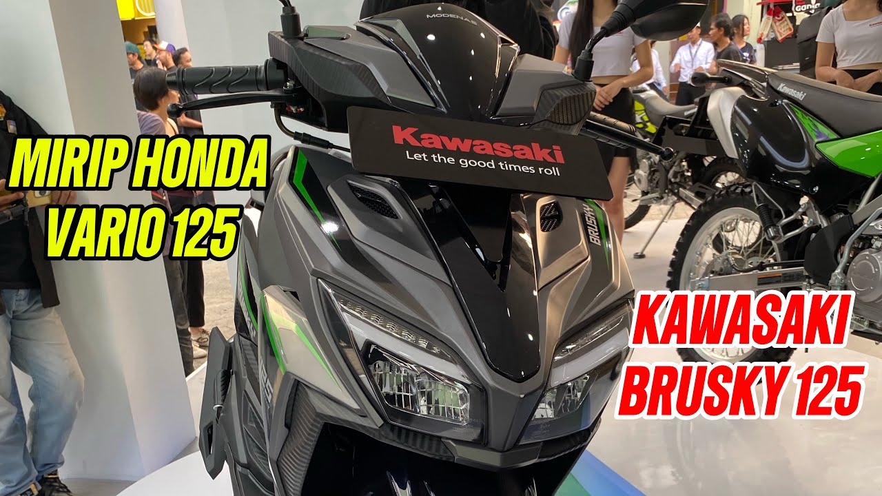 Kawasaki Brusky 125 Hadir Dekat Harga Vario 125, Tapi Mesin dan Teknologinya Beda