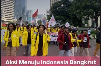 5 Tuntutan Massa #MenujuIndonesiaBangkrut, Dari APBN hingga Militerisme Sipil