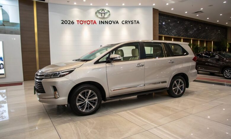 Toyota Innova Crysta 2026 Makin Gagah, Mesin Diesel Tangguhnya Tetap Dipertahankan