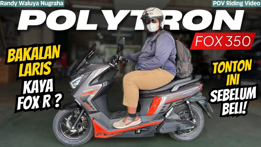 Polytron Fox 350 Punya Cruise Control dan TCS, Motor Listrik yang Terasa Naik Kelas