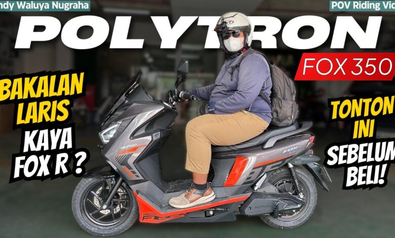 Polytron Fox 350 Punya Cruise Control dan TCS, Motor Listrik yang Terasa Naik Kelas