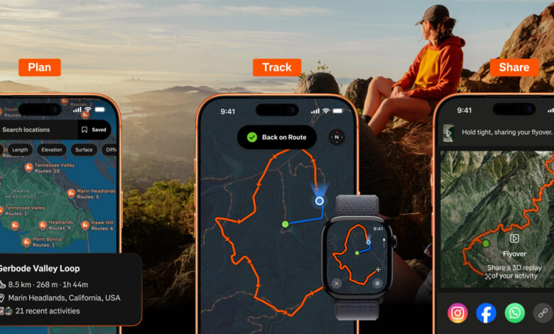 Strava Bikin Hiking Lebih Aman, Navigasi Offline dan Rute 3D Makin Lengkap