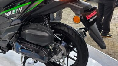 Kawasaki Masuk Skutik Kompak, Brusky 125 Tawarkan Jarak Tempuh 180 Km