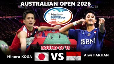 Alwi Farhan Bangkit di Australian Open 2026, Luluh Lantakkan Dong Tian Yao 21-13 21-13