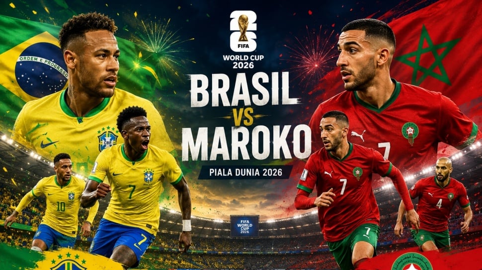 Brasil Tertahan Maroko 1-1, Dominasi Selecao Tak Cukup untuk Menang