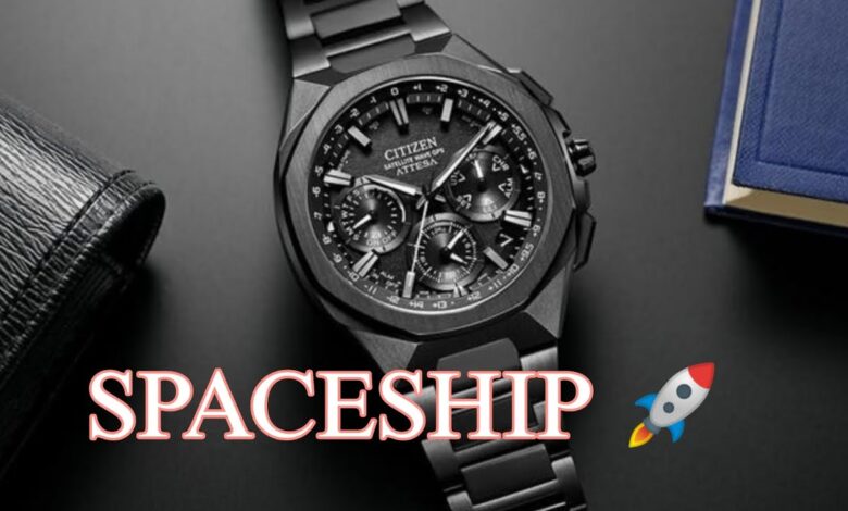 Citizen Attesa “Spaceship Black” Tiba Lebih Cepat, Jam Titanium Hitam Ini Cuma 1.800 Unit