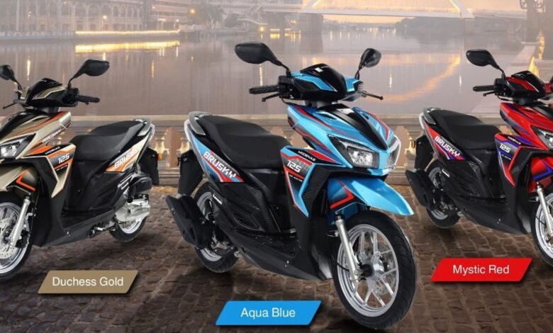 Modenas Brusky 125 Masuk Indonesia, Skutik Malaysia Ini Tawarkan 180 Km dan USB Charger