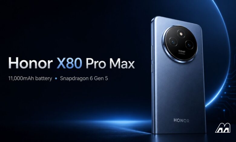 Honor X80 Pro Max Siap Pamer Baterai 11.000mAh, Langsung Salip Rekor Milik Sendiri