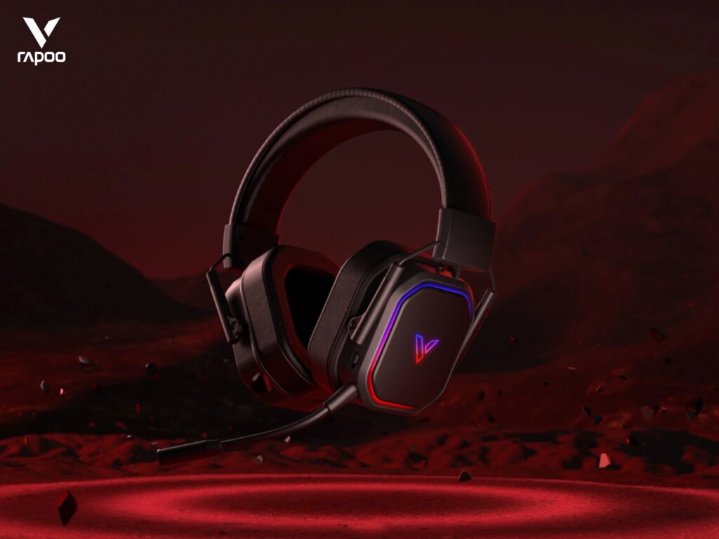 Rapoo VE3 Bawa Baterai Tukar Cepat, Headset Gaming Murah Ini Tahan 150 Jam