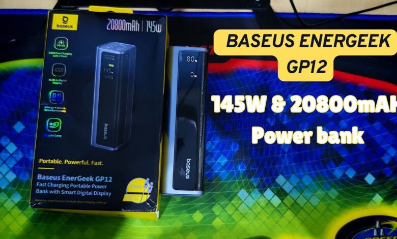 Baseus EnerGeek GR12, Power Bank 20.800mAh yang Bisa Isi Dua Laptop Sekaligus