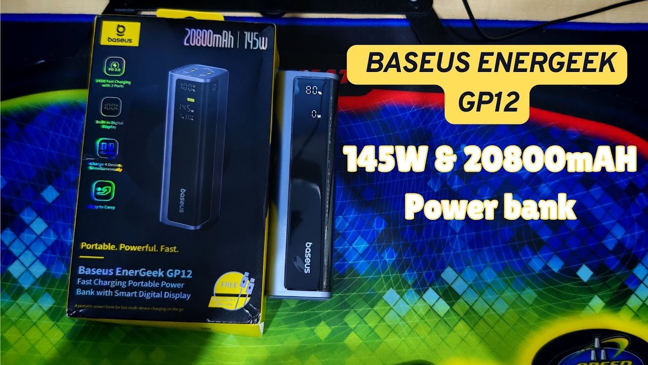Baseus EnerGeek GR12, Power Bank 20.800mAh yang Bisa Isi Dua Laptop Sekaligus
