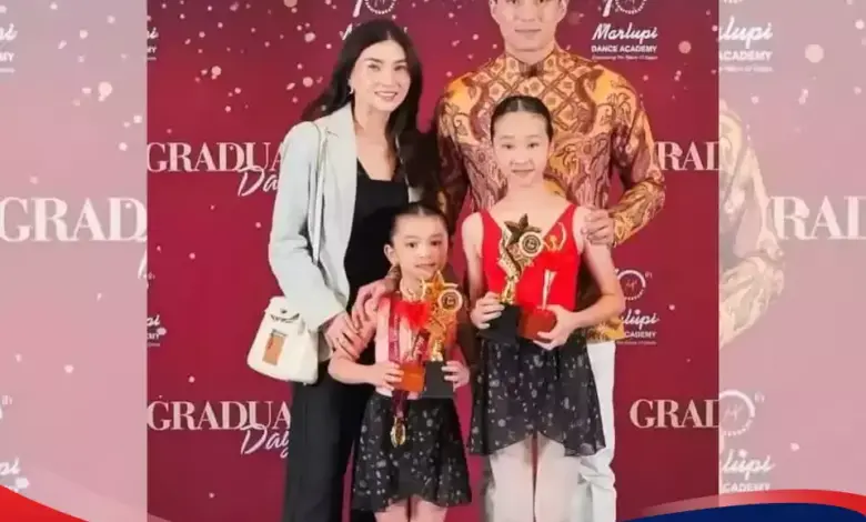 Jejak Digital Sarwendah dan Giorgio di Balet Anak Ruben, Publik Pertanyakan Peran Ruben