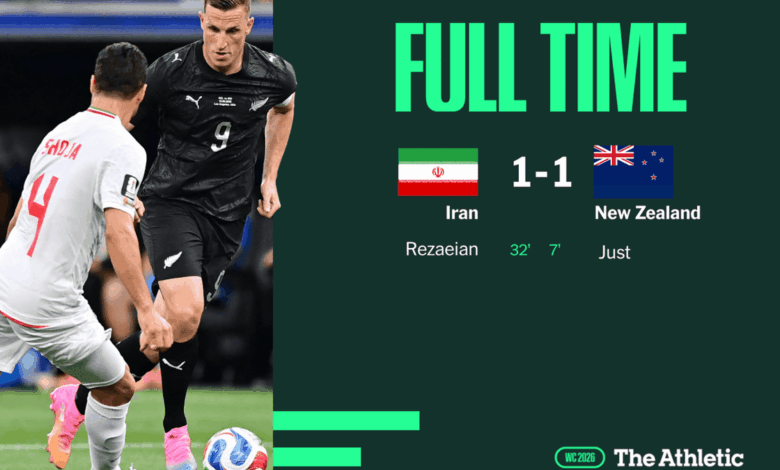 Iran Tertinggal Duluan, Rezaeian Selamatkan Harga Diri Saat Hadapi Selandia Baru