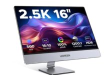 Ugreen AP16 Tampil Seperti Monitor Desktop Mewah, Portabelnya Tetap Serius