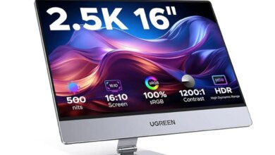 Ugreen AP16 Tampil Seperti Monitor Desktop Mewah, Portabelnya Tetap Serius