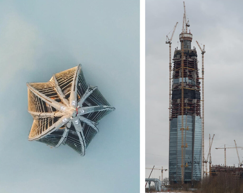 Lakhta Center, Gedung Tertinggi di Eropa yang Berputar 90 Derajat dan Tahan Cuaca Ekstrem