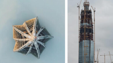 Lakhta Center, Gedung Tertinggi di Eropa yang Berputar 90 Derajat dan Tahan Cuaca Ekstrem
