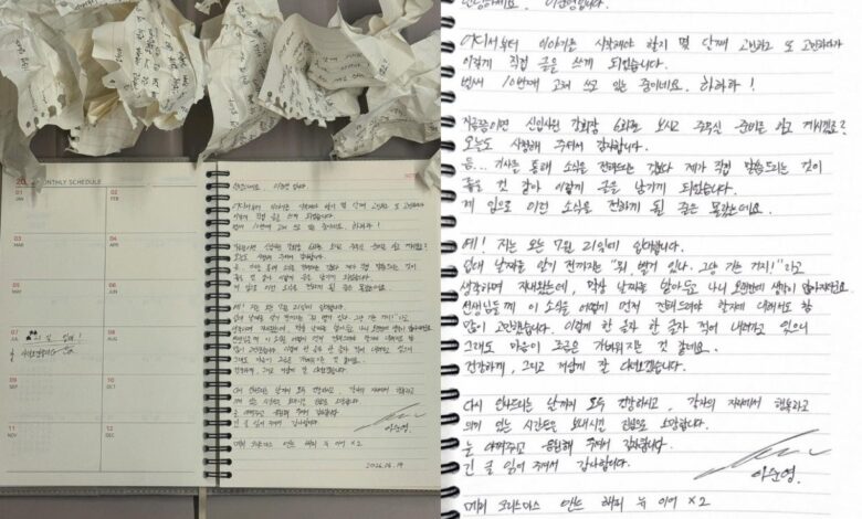 Lee Jun Young Umumkan Wajib Militer, Surat Tangannya Ungkap Beban yang Dipendam