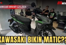 Kawasaki Brusky 125 2026 Bawa Fitur Premium ke Skutik Entry Level, Rival Perlu Waspada