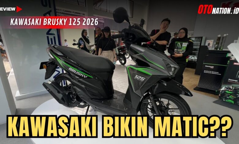 Kawasaki Brusky 125 2026 Bawa Fitur Premium ke Skutik Entry Level, Rival Perlu Waspada