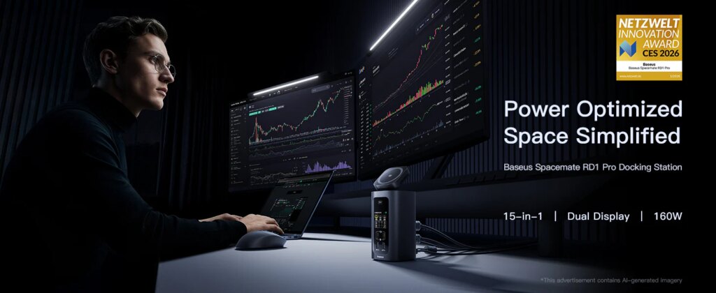 Baseus RD1 Pro Bawa 15 Port dan 160W, Dock Lengkap yang Langsung Naik Kelas