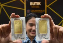 Harga Emas Pegadaian Diam di 17 Juni 2026, Antam Tetap Paling Mahal