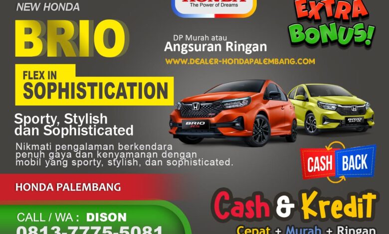 Promo Juni Honda Sumsel Menyebar di 4 Mal Palembang, Angsuran Dibuat Lebih Ringan