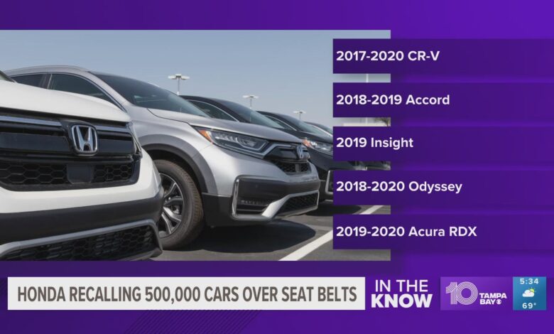 Recall 1 Juta CR-V dan Accord, Komponen Kecil Honda Ini Bisa Terpental
