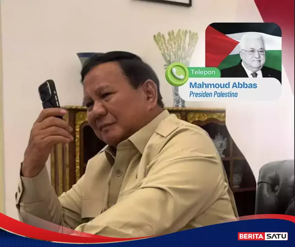 Prabowo Ditelepon Mahmoud Abbas, Pesan Dukungan Indonesia untuk Palestina Makin Tegas