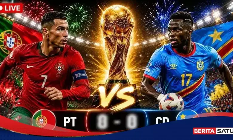 Ronaldo Tetap Jadi Starter, Portugal Siap Menekan Kongo Sejak Awal