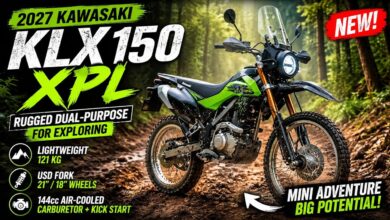 Kawasaki KLX150 XPL Hadir Bawa Aura Rally Classic, Rp44 Jutaan untuk Touring Ringan