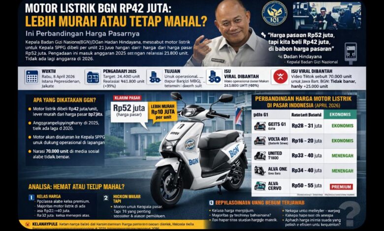 Motor Listrik BGN Dibayar Lunas Meski Masih Dirakit, Kejagung Bongkar Kejanggalan Vendor