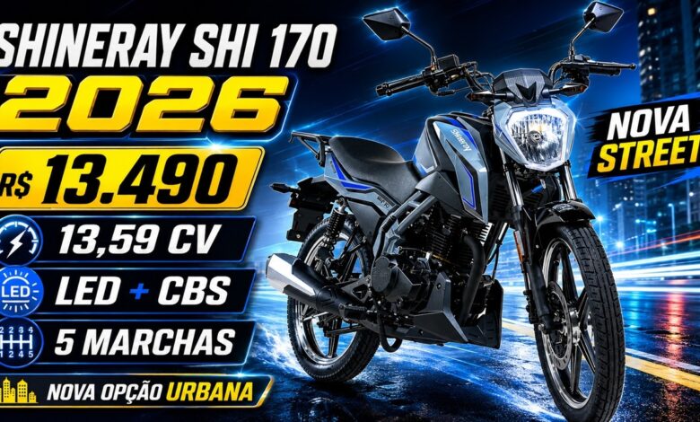 Shineray JEF 170 Naik Kelas, Mesin 169,3 cc dan Fitur Harian Makin Lengkap