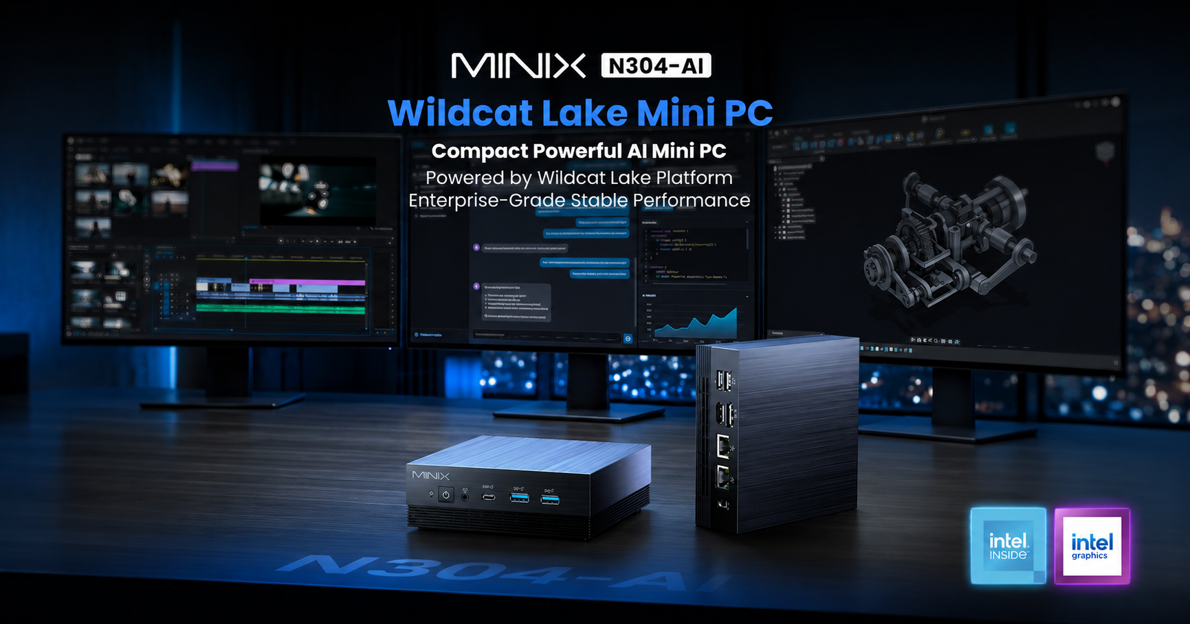 Mini PC Murah Minix N304-AI, Intel Baru dan 24 TOPS untuk AI Ringan