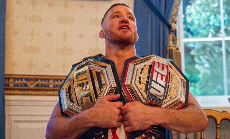 Justin Gaethje Pecahkan Rekor Langka, Sabuk Kelas Ringan Akhirnya Direbut dari Juara Bertahan