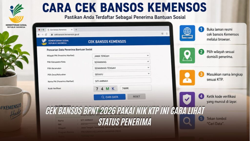 Cara Cek Status BPNT 2026 dalam Hitungan Menit, Pastikan Nama Masih Terdaftar