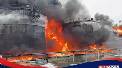 Serangan Drone Ukraina ke Moskwa Memuncak, Dua Kilang Minyak Rusia Terbakar