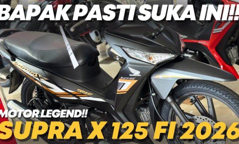 Supra X125 2026 Makin Modern, Motor Bebek Irit yang Masih Masuk Akal untuk Harian